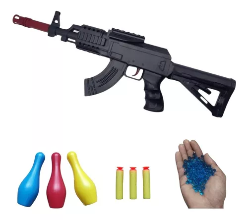 Metralhadora – Rifle – M762 Lança Nerf e Bolinha gel – Maior Loja de  Brinquedos da Região