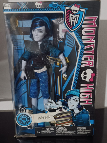 Monster High Invisi Billy New Scaremester (Usado)