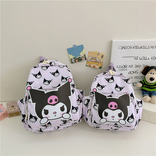 Nueva Y Bonita Mochila Grande De Belleza Negra De Sanrio, Bo