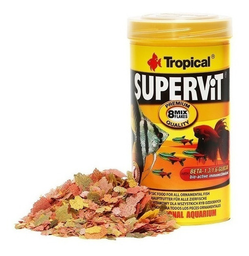 Alimento Tropical Supervit 200g 8 Variedades Escamas