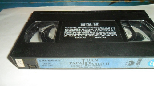 Vhs Papa Juan Pablo 2 Creador De Puentes