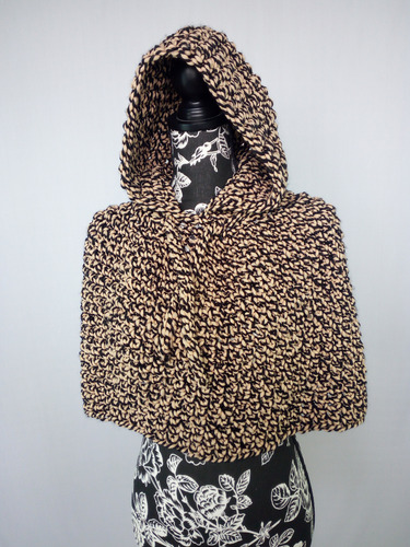 Capa Poncho Con Capucha