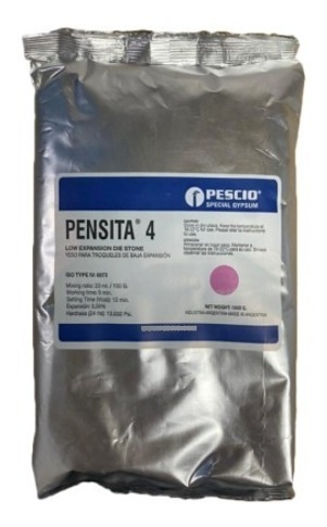 Yeso Pensita Rosa Tipo 4 Mecánica Dental 1 Kg