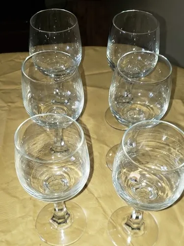 Juego De 6 Copas De Cristal (Usado)