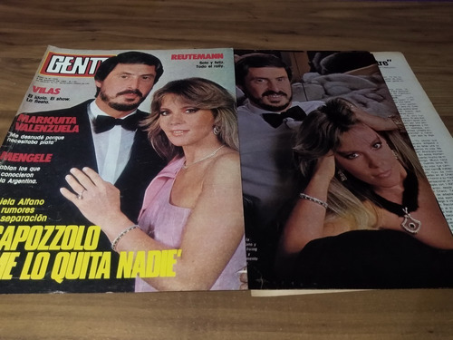 (rt867) Graciela Alfano * Tapa Revista + 3 Paginas * 1985