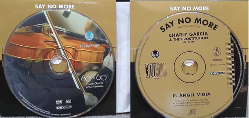 Charly Garcia El Angel Vigia Dvd + Cd Originales 2 + Carpeta