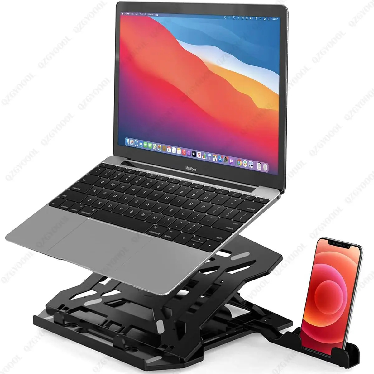 Qzgyoool Soporte Para Laptop Portatil,soporte De Laptop,soportes Para Laptops Teléfono Portátil Y Ajustable,base Soporte