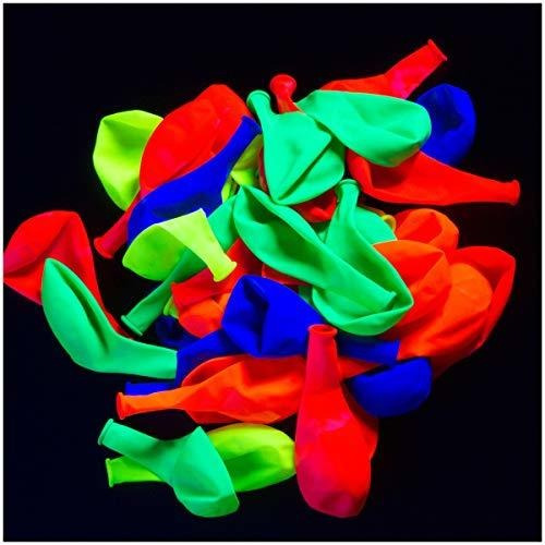 Uv Blacklight Reactive Fluorescente Neon Party Balloons 50pa