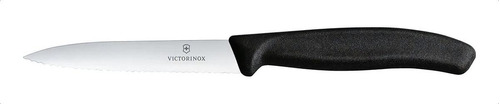Cuchillo Cocina Victorinox Negro 6.7733 Hoja Dentada 10cm