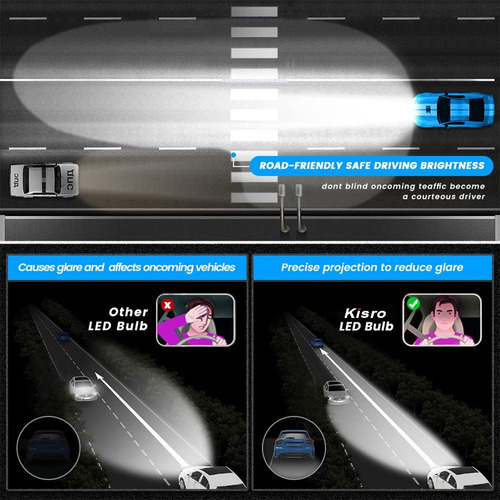 Para Chevrolet Tracker 1998 Led Kit De Luces Altas/bajas