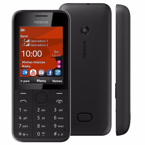 Celular Nokia 208 Dual Chip Prático Novo Com Garantia