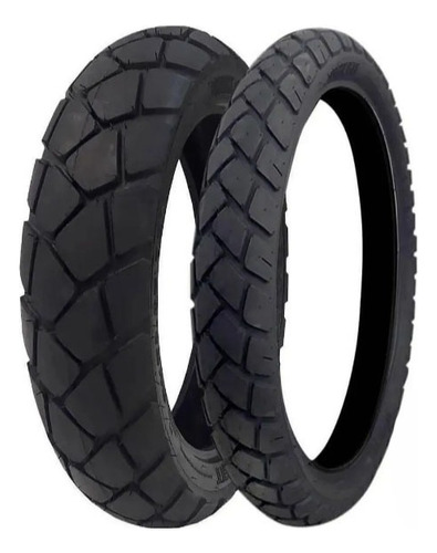 Par Pneu 120/80-18 + 90/90-21 Technic T&c Plus Lander Xre300