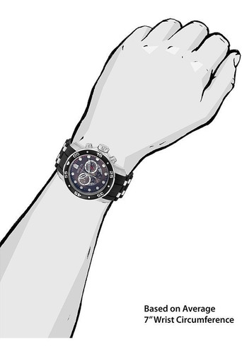 Reloj Invicta Pro Diver Cronógrafo Acero Negro Caucho 6977
