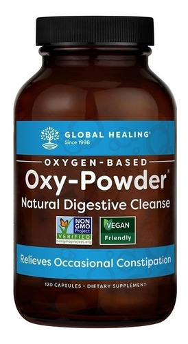 Suplemento em cápsula Global Healing  Oxy-Powder minerais Oxy-Powder em pote 120 un