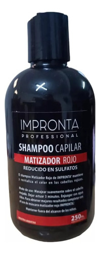 Shampoo Matizador Rojo Impronta X 250ml