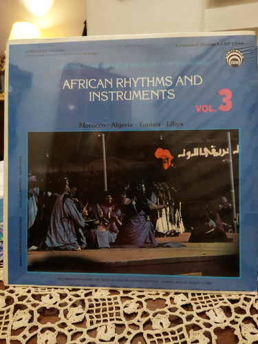 Lp Vinilo Musica Etnica Ritmos E Instrumentos De Africa