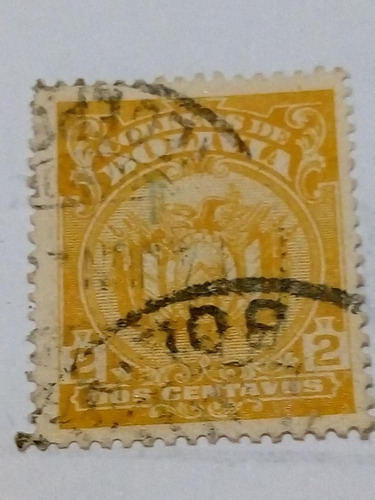 Estampilla De Bolivia-1811-          2 Centavos          (8)