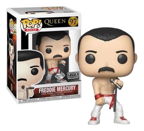 Funko Pop ! Rocks Queens Freddie Mercury Diamond Exclusive