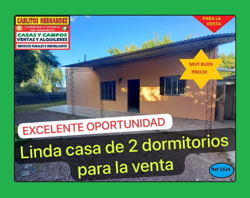 Ref 1514) ** V - Excelente Oportunidad Linda Casa De 2 Dormitorios Para La Venta En San José