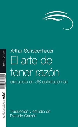 El Arte De Tener Razon