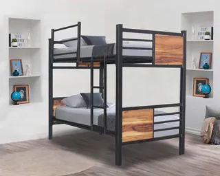 Litera Individual Cama Zanin Base Para Colchon Con Cabecera