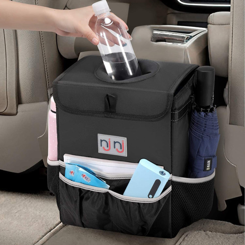 Imagen 1 de 6 de Njnj - Papelera Impermeable Para Coche, Tamaño Supergrande