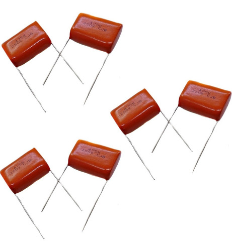 Imagem 1 de 3 de Kit Com 6 Capacitores 2,2x250 Para Drive Titanium 250v 475k
