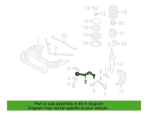 Brazo Curvo Delantero Inferior Der Bmw 320 04-07, 325 04-11