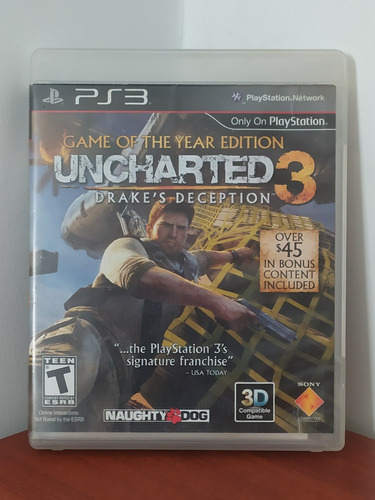 Juego De Uncharted 3 Ps3 - Físico - Playstation 3 - Usado