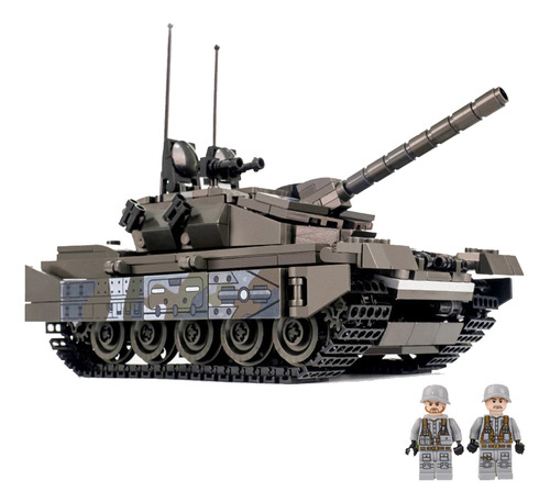 Bloques Tanques Leopard Modelos Construcción Y Soldados 1