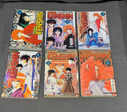 Lote Manga Rurouni Kenshin  1 Al 6