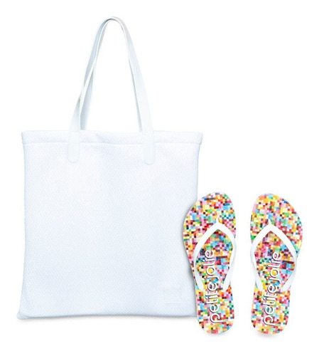 Kit Chinelo + Bolsa Petite Jolie Minary - Pj10046