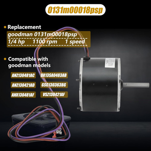 Ydk-180s62823-03 (0131m00018p) Reemplaza El Motor De Ventila
