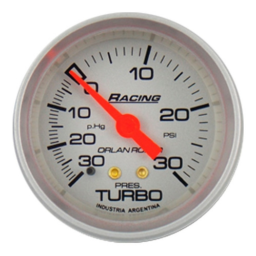 Manometro Presion Turbo Orlan Rober 52mm 30psi Racing Reloj