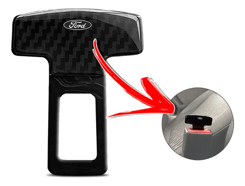 Par Trava Fivela Cinto Segurança Anti Apito Ford Ka Fusion