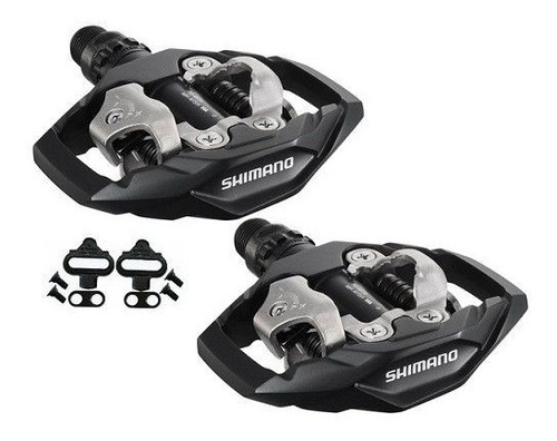 Pedal Clip Shimano Pd M530 Preto Plataforma C/tacos Par Mtb 