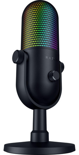 Microfone Usb Razer Seiren V3 Chroma Rgb Com Transmissão E J