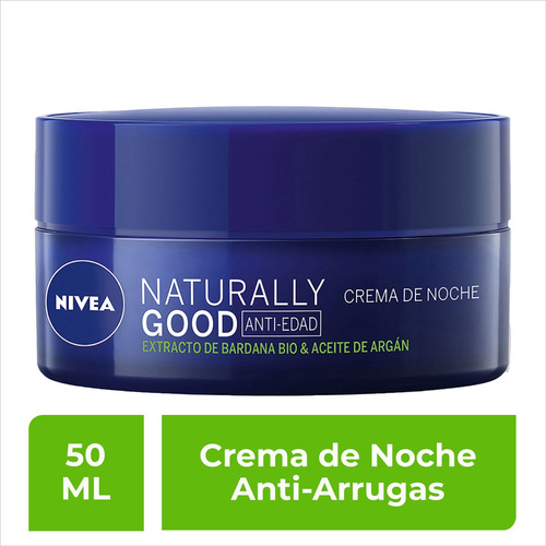 Crema Facial Naturally Good Antiedad Noche 50ml Nivea