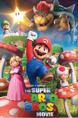 Póster De Pared De Película The Super Mario Bros. Mov...