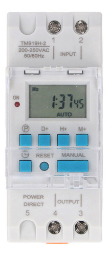 Temporizador: Display Lcd Programável De 7 Dias, Ciclo Autom