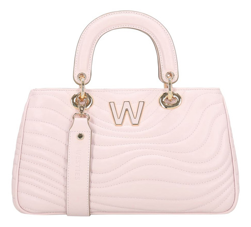 Bolso Satchel Para Mujer Westies Rosa Hblippia2we