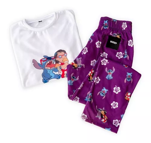 Pijama Teens Niña Lilo & Stitch Original Disney® 2 A 16 Años