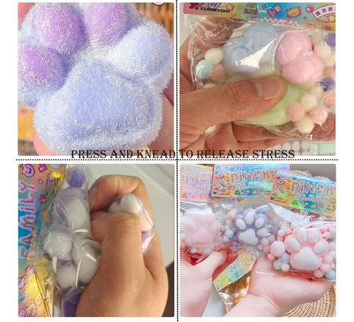 Squishies Antiestrés: Cat Paw Juguetes Squishy,juguete Antiestres Gato Garra Squishy Original Blando Taba