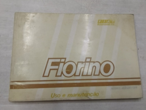Manual Do Proprietário / Condutor Fiat Fiorino 1993