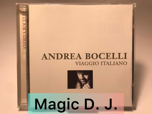 Andrea Bocelli Cd Viaggio Italiano 1995 Impecable