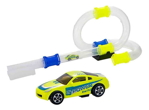 Pista Carrinho Radical Track Looping Tubular Veloz Brinquedo Cor Diversas