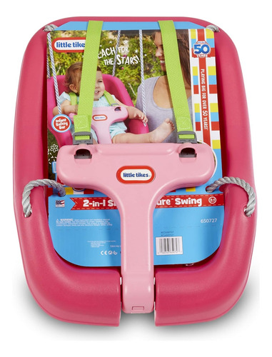 Columpio 2-in-1 Snug N Secure Swing Seat Little Tikes Rosa