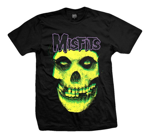Remera Misfits - Glowing Skull