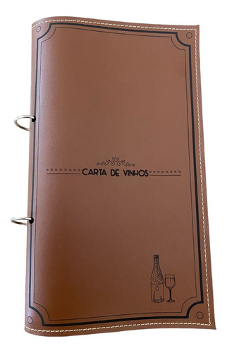 Kit 15 Cartas De Vinho Elegância E Classe Para Restaurante