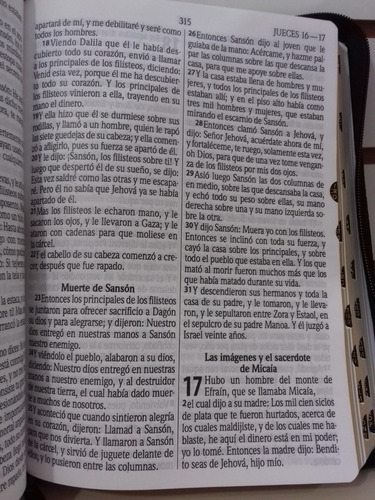 Biblia Letra Gigante Rvr1960 Imitación Negra,cierre E Índice